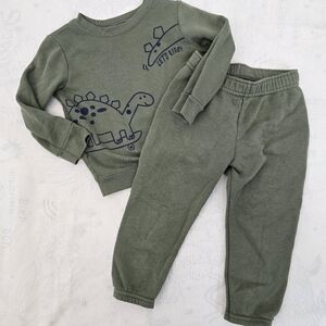 Garanimals Green Sweatpants Elastic Cuffs